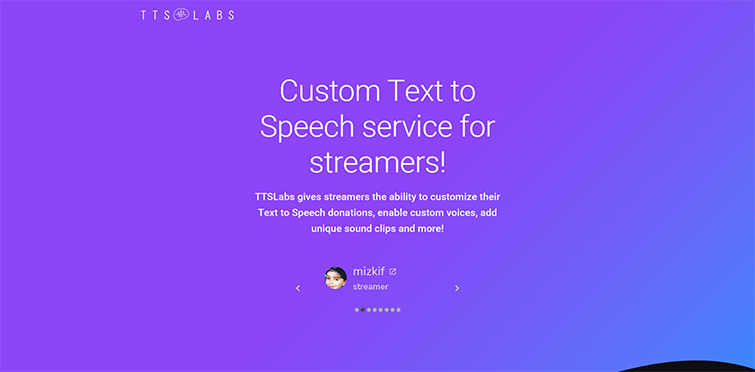 TTSLabs text to speech service