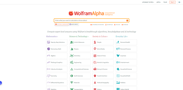 WolframAlpha-Computational-Intelligence