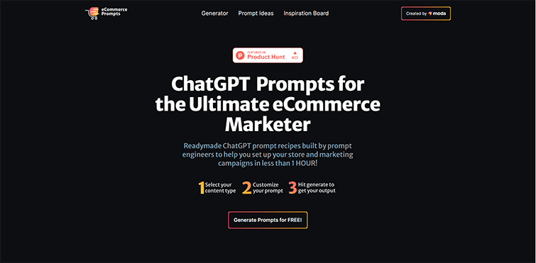 ecommerce prompts