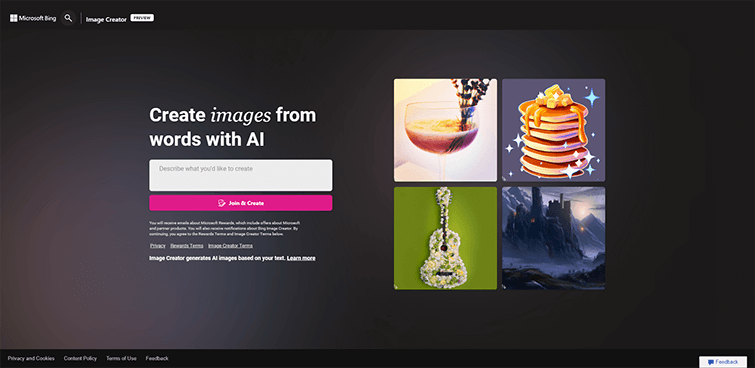 Bing Image Creator - AI image generator powered by DALL-E