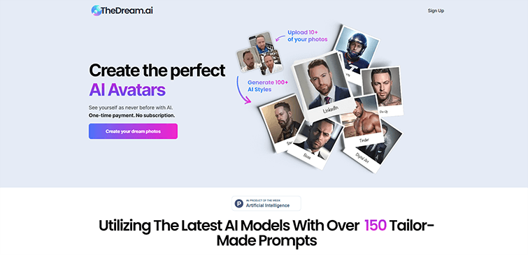 TheDream-ai-Create-your-perfect-profile-picture-with-AI