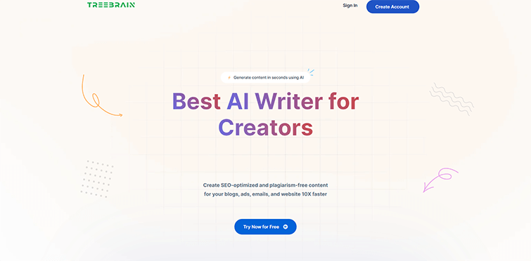 TreeBrain-AI-Assistant-Best-AI-Writer-for-Creators