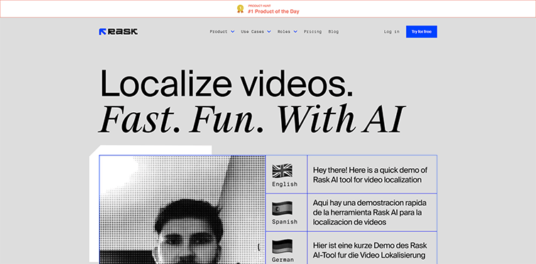 Leading-AI-video-localization-tool Rask.ai