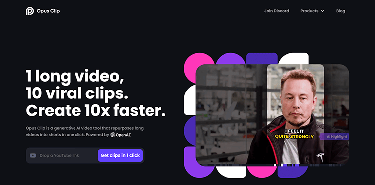 Opus Clip-AI-powered-Video-Repurposing