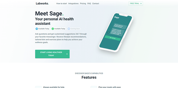 Sage-Your-Personal-AI-Health-Assistant-By-Labworks