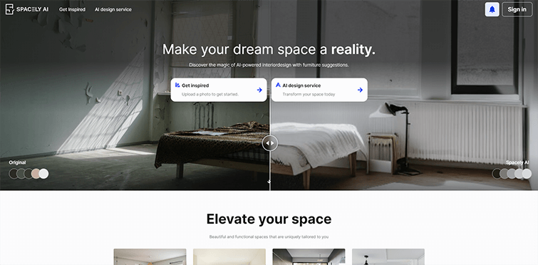 Spacely ai Make-your-dream-space-a-reality