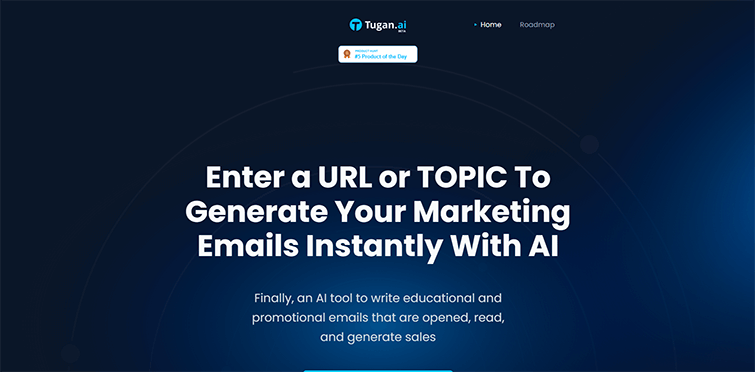 Tugan-ai-Generate-Emails-in-Seconds