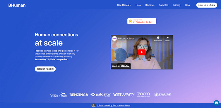 BHuman AI-personalized-videos-at-scale