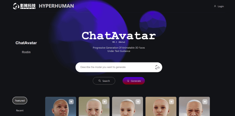 ChatAvatar-HyperHuman-io
