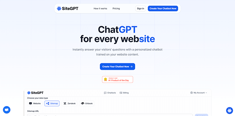 SiteGPT-–-ChatGPT-for-every-website