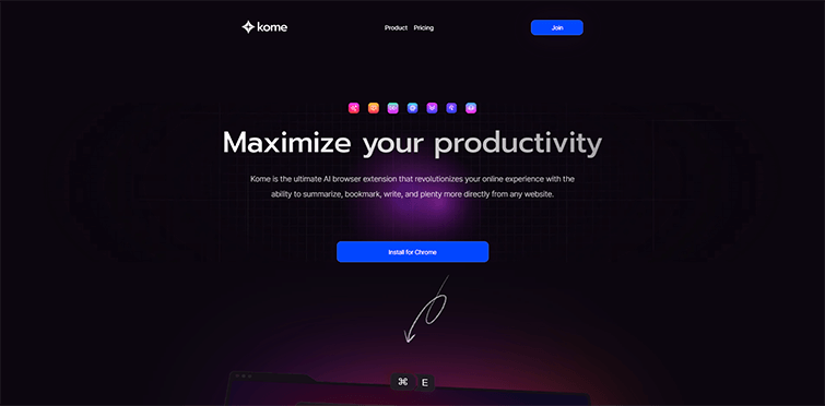 Kome AI -Ultimate-AI-extension-revolutionizes-your-online-experience