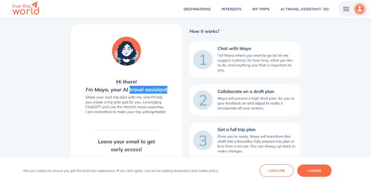 Maya AI-Your-AI-travel-assistant
