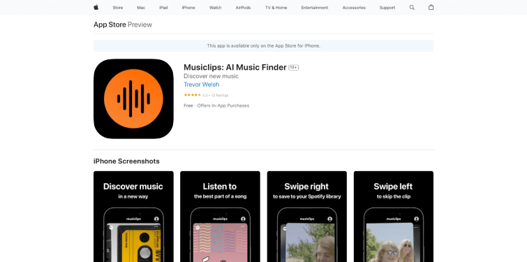 Musiclips-AI-Music-Finder-on-the-App-Store