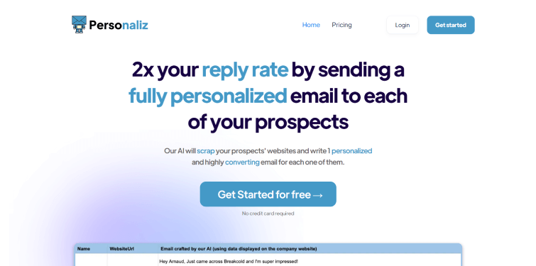 Personaliz AI-Our-AI-generates-personalized