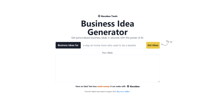 BizIdeas AI-Business-Ideas