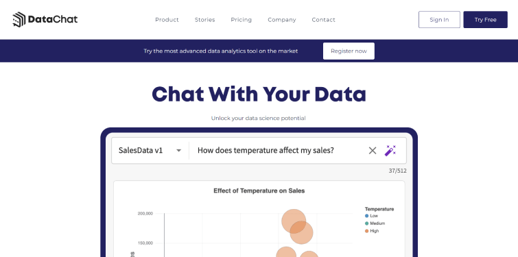 DataChat AI-Home