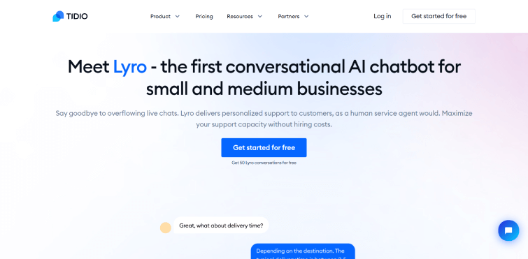 Lyro AI - AI Chatbot for Boost Customer Satisfaction