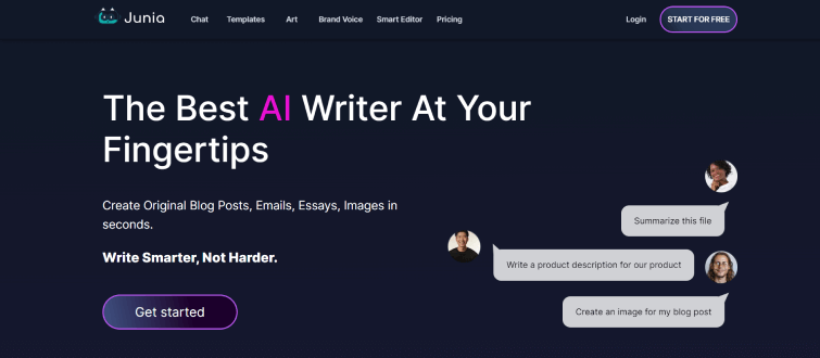 Junia AI-Write-Better-with-AI-Best-Content-Creation-Platform