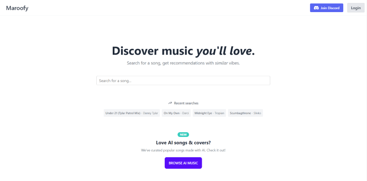 Maroofy-music-search