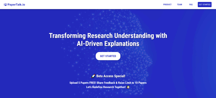 PaperTalk.io-Transforming-Research-Understanding-with-AI-Driven-Explanations