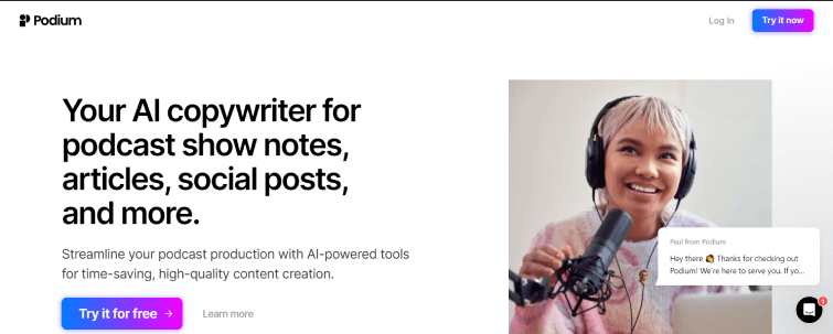 Podium-AI-copywriter-for-podcast-show-notes-articles