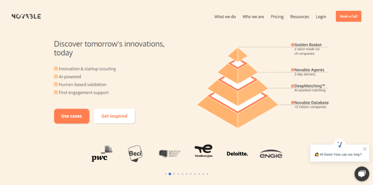 Startup-and-Innovation-Scouting-technology-Novable