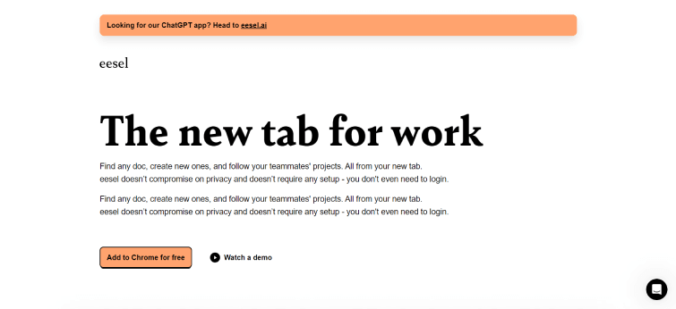 eesel-The-new-tab-for-work