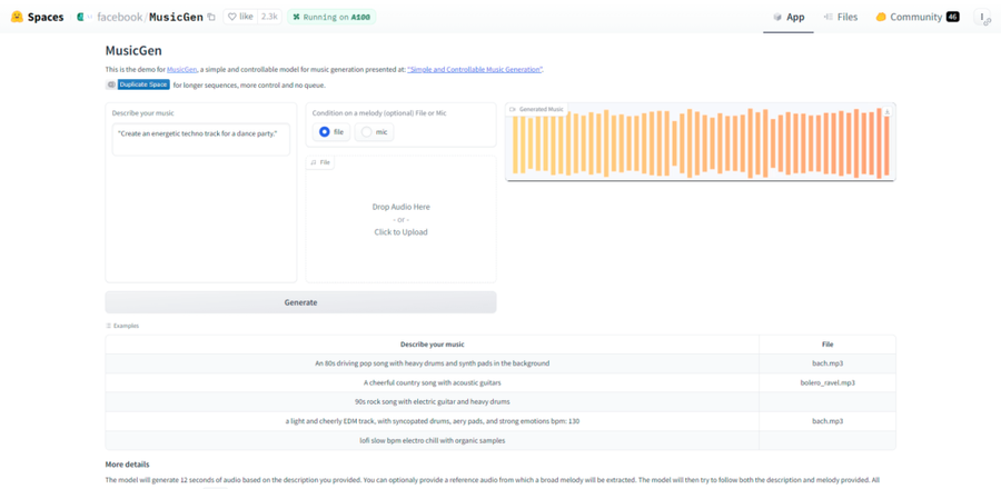 MusicGen 2 MusicGen-AI Music Generation Tool