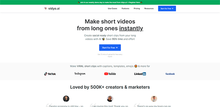 Vidyo AI - Shorts Video Generator