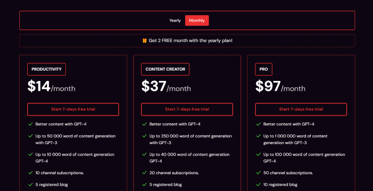 YT Copycat 1 YT Copycat Pricing