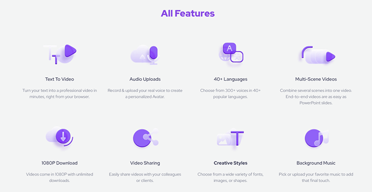 key features of HeyGen AI