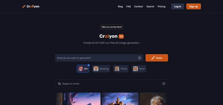 Craiyon - Creative and Unique AI Image Generator