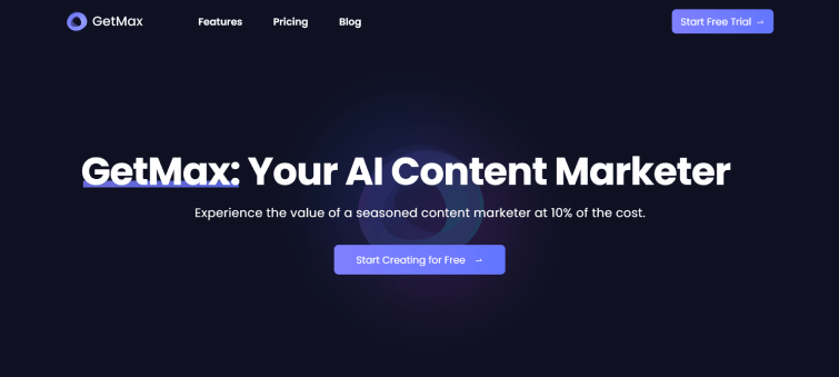 GetMax AI-Best-AI-Content-partner-for-startups