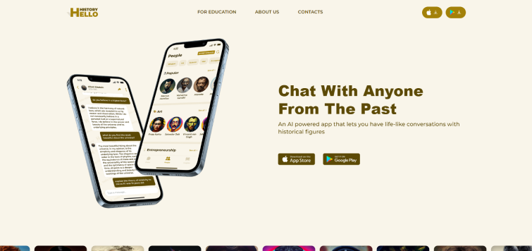 Hello History AI-Chat-with-AI-Generated-Historical-Figures