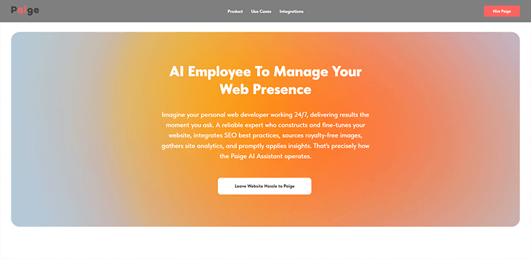 Paige AI - Web Builder