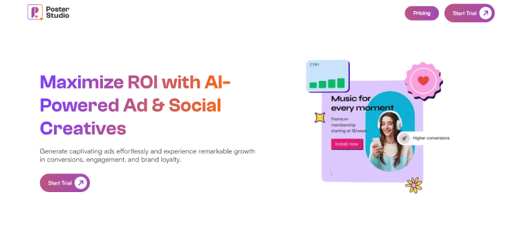 Poster Studio AI-ad generation