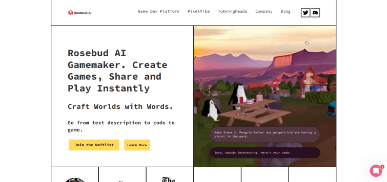 Rosebud AI-Build-Games-at-the-Speed-of-Thought-AI-Powered-Game-Development