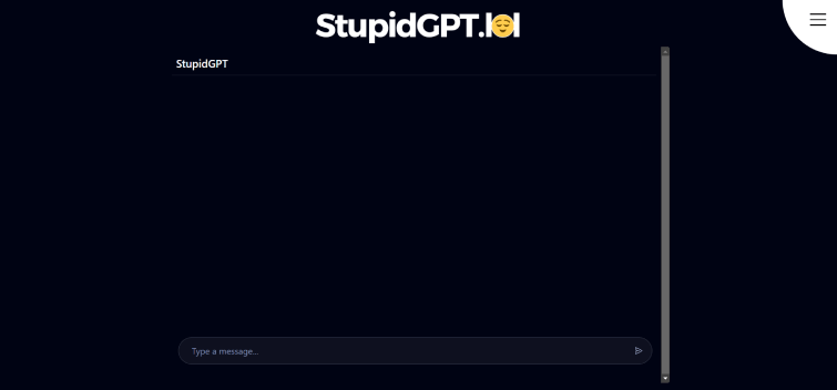 StupidGPT AI-ChatGPT-But-The-Fun-Version