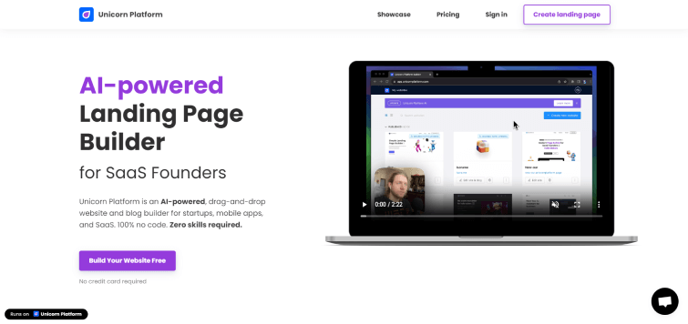 Unicorn Platform AI-Landing-page-builder-for-startups