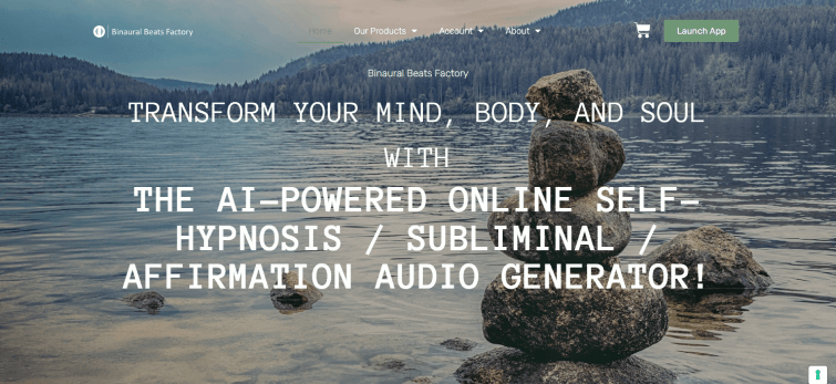 AI Hypnosis Generator-home