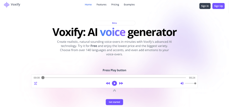 AI-Voice-Generator-Voxify AI