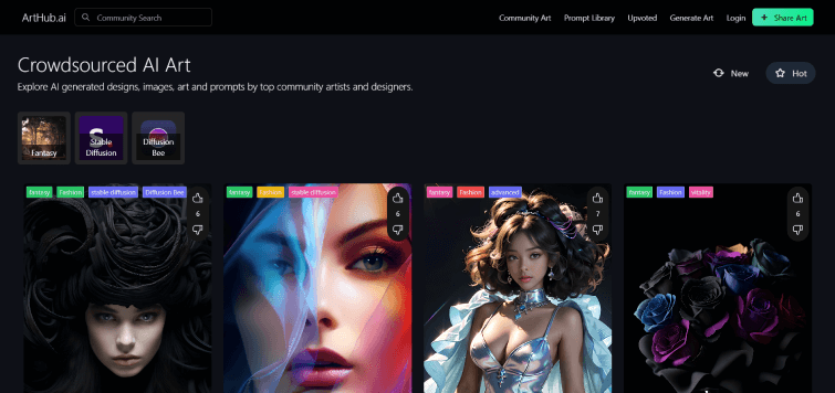 ArtHub AI-home