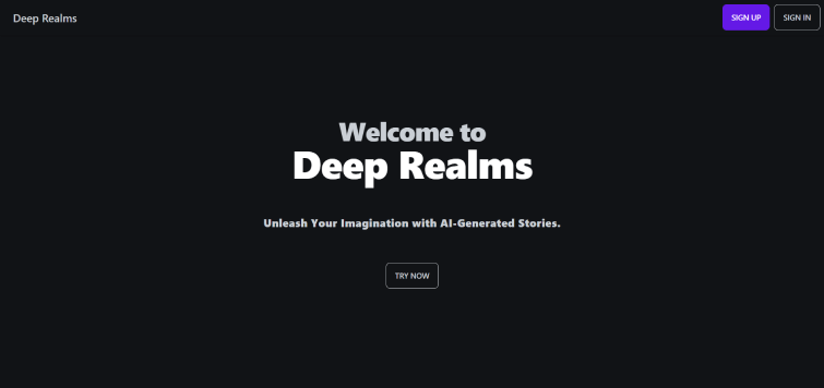 Deep Realms-home