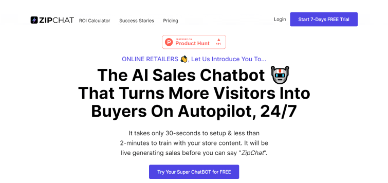 Zipchat AI-chatbot