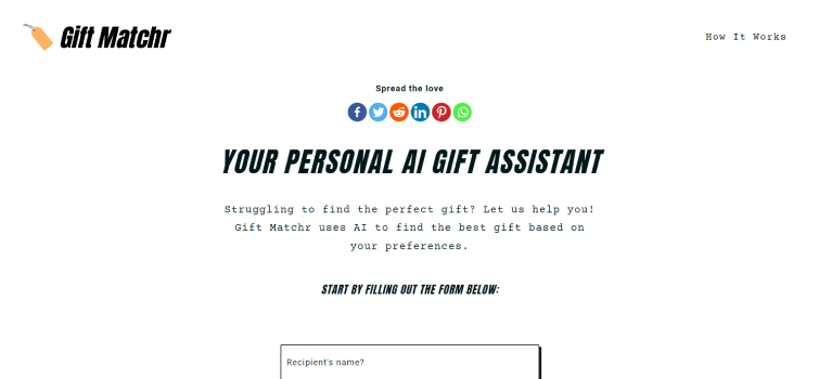 Gift Matchr-home