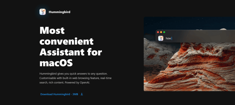 Hummingbird-Lightweight-native-personal-assistant-for-macOS