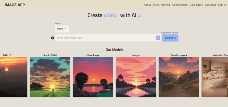 Image App-AI-Image-Generation