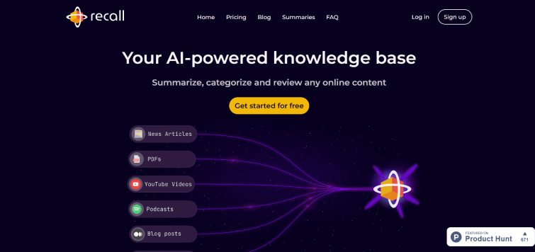 Recall AI-home