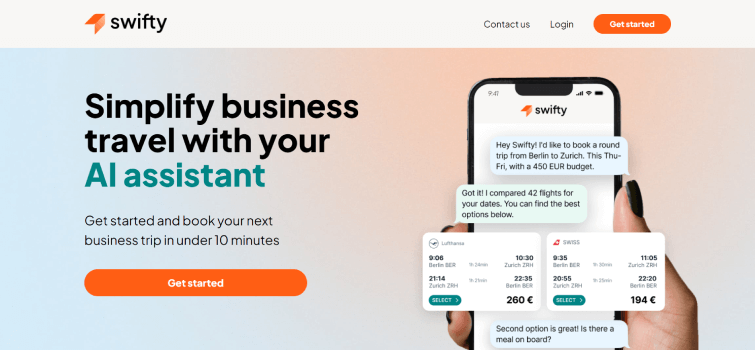 Swifty-AI-business-travel-assistant