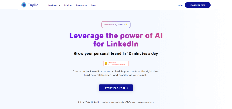 Taplio-Grow-Your-Personal-Brand-on-LinkedIn